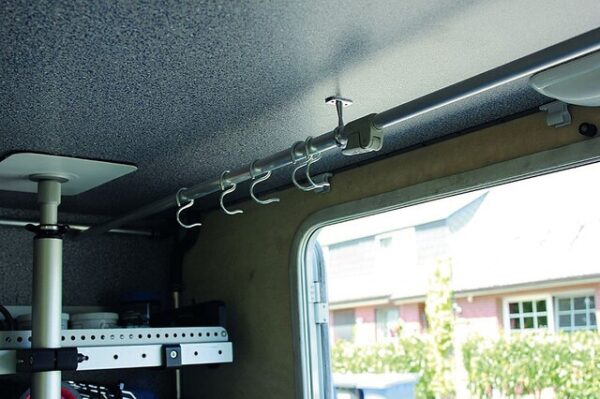 Kleiderstange Mobil-Safe für Heckgarage lange Ausführung, 115 - 220 cm