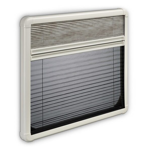 Fensterrollo DOMETIC CarPlissee S7P 233 x 352 mm Farbe RAL9001 – Bild 3