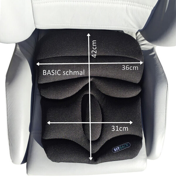Keilkissen SITBACK Basic schmal 3 D Farbe schwarz – Bild 2