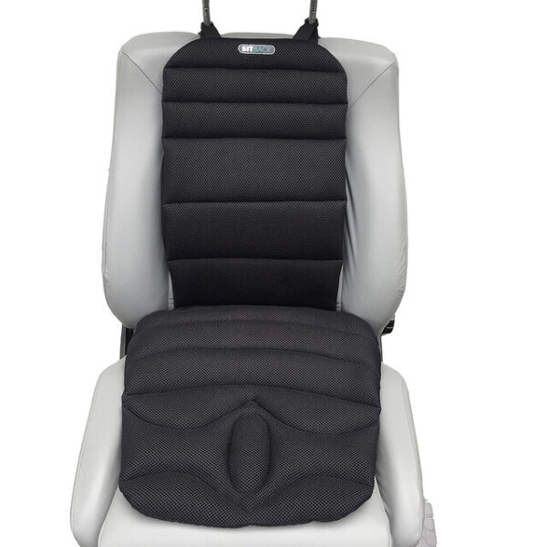Ganzsitzauflage SITBACK Basic light 3D Farbe schwarz