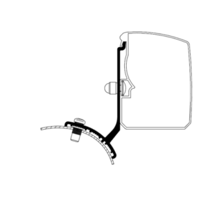 Adapter THULE zu Wandmarkise Thule Omnistor 3200 passend für Trafic/Vivaro/Talento/ NV300 Minivan Fixed