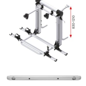 Fahrradträger BR-Systems Bike Lift Short Rail 12 V 2 Räder, Traglast 60 kg