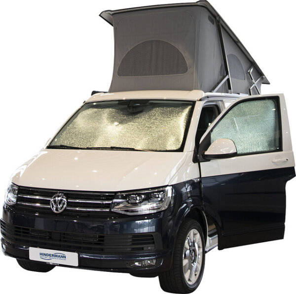 Thermo Innenisoliermatte Hindermann Camper Vans passend f. VW T5/T6 Fahrerhaus 3 teilig – Bild 2
