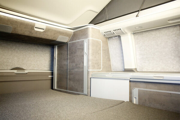 Thermo Innenisoliermatte Hindermann Camper Vans passend f. VW T5/T6 Fahrerhaus 3 teilig – Bild 5