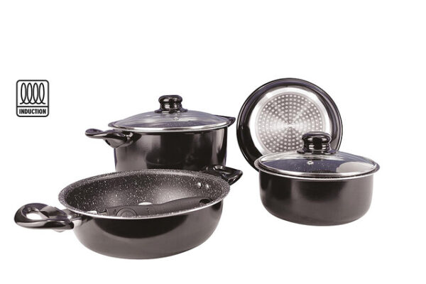 Kochtopfset gimex Black Line 7-tlg. – Bild 2
