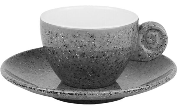 Espresso Set Melamin gimex Solid Line Granite 4 tlg. bestehend aus 2 Tassen, 2 Untertassen – Bild 2