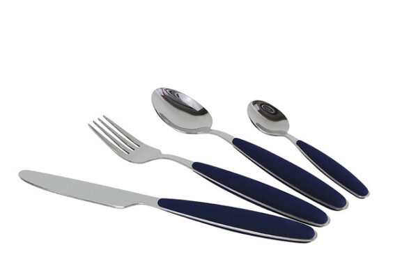 Besteckset gimex Edelstahl 16-tlg. Farbe navy blue – Bild 2