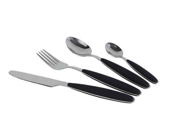 Besteckset gimex Edelstahl 16-tlg. Farbe schwarz – Bild 2