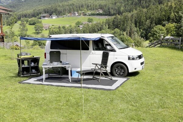 Vorzeltteppich BRUNNER Balmat 600 x 250 m Farbe grau / weiß – Bild 3