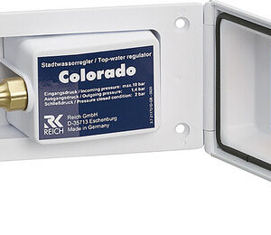 Stadtwasserregler Colorado Farbe weiß, 1,1 bar