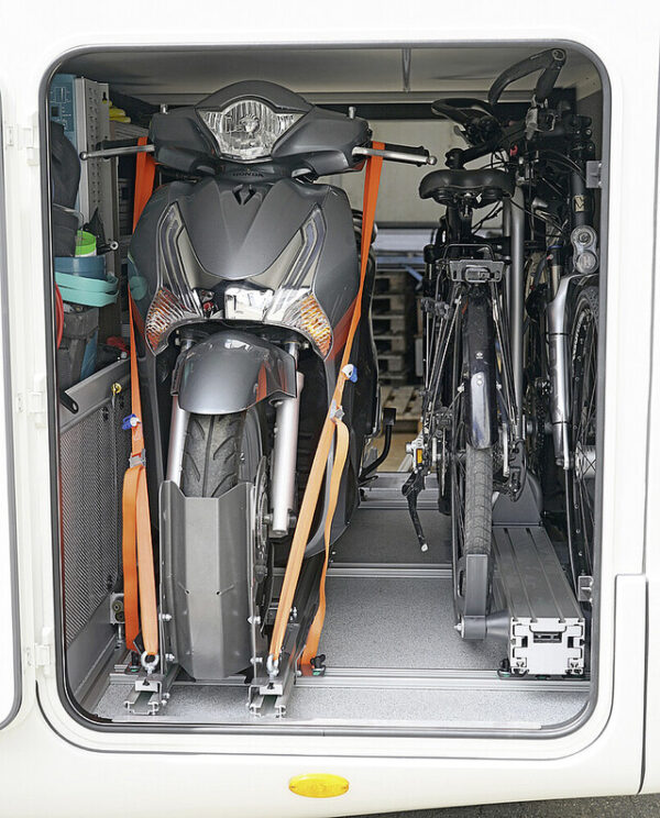 Heckgaragensystem Weih-tec Rollerträger Moto Move 150 einschiebbar und querverschiebbar – Bild 5