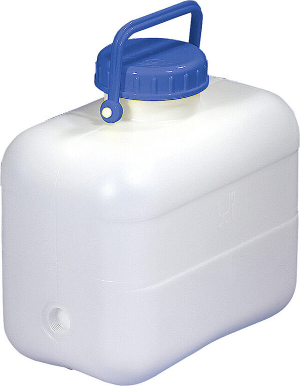 Bügel-Weithalskanister 10 l, 280 x170 x 280 mm 3 / 4 Zoll - Gewinde Verschluss DIN 96