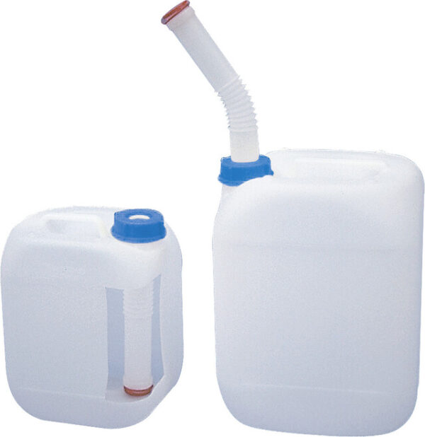 Wasserkanister 10 l, 225 x 190 x 300 mm mit Ausgießerverschluss DIN 51 – Bild 2