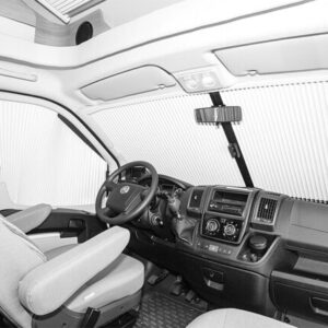 REMIfront IV Fahrerhausver- dunkelung Set passend für Mercedes Sprinter VS30 ab 2019 Farbe grau