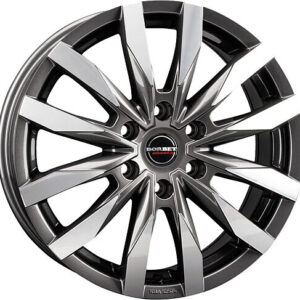 Leichtmetallfelge BORBET CW6 7,5 x 18 Zoll passend für Mercedes Sprinter mistral anthracite polished glossy