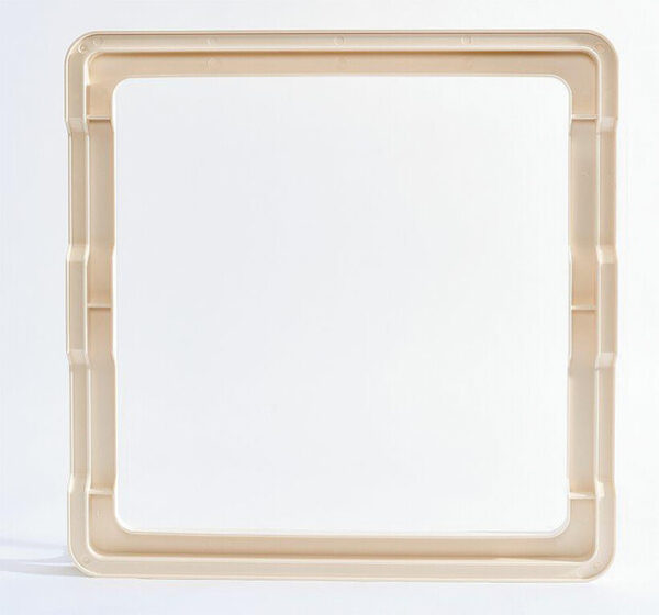 Adapterrahmen passend für Fiat Ducato 400 x 400 mm Farbe weiß – Bild 3