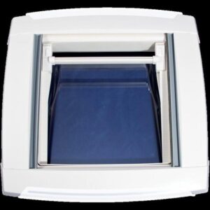 Dachhaube MPK Vision Star M pro 2 mit LED Dachdicke 25-60 mm Fabe weiß Haube rauchglas