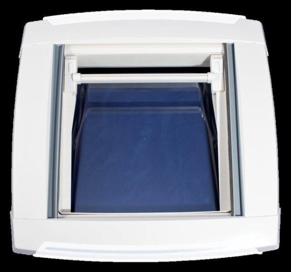 Dachhaube MPK Vision Star M pro 2 mit LED Dachdicke 25-60 mm Fabe weiß Haube rauchglas