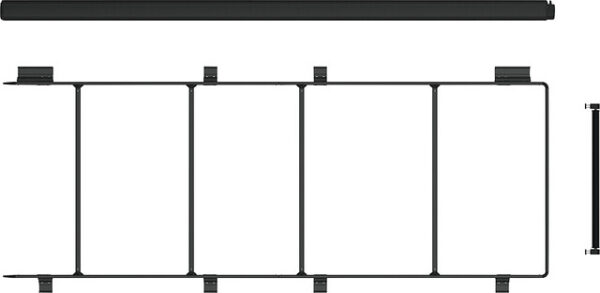 Dachträgersystem FIAMMA Roof Rail passend für Ducato Farbe deep black – Bild 2
