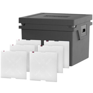 Kühlbox QOOL Eco+ L Standard Frozen mit 6 Temperatur Elementen