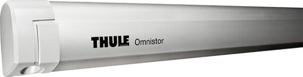 Wandmarkise Thule Omnistor 5200 260 x 200 cm Tuch Fb. mystic grey Gehäuse Fb. silber