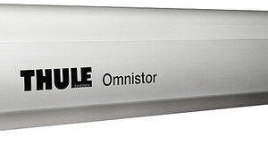 Wandmarkise Thule Omnistor 5200 300 x 250 cm Tuch Fb. saphir blau Gehäuse Fb. silber