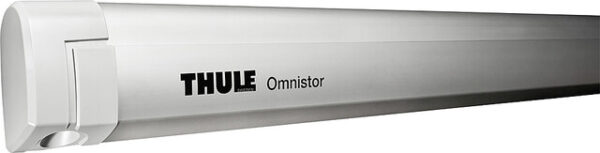 Wandmarkise Thule Omnistor 5200 300 x 250 cm Tuch Fb. saphir blau Gehäuse Fb. silber