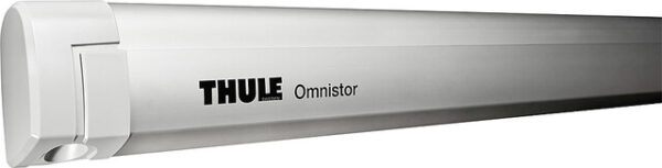 Wandmarkise Thule Omnistor 5200 400 x 250 cm Tuch Fb. mystic grey Gehäuse Fb. silber