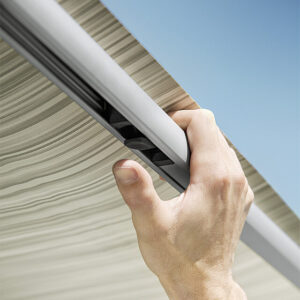 Sackmarkise Thule Omnistor 1200 500 x 250 cm Tuch Farbe mystic grey Gehäuse Farbe weiß