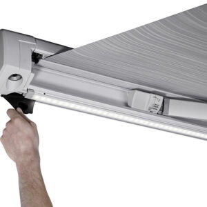 Zelt / LED-Montageschiene Thule Fb. silber 3,00 mtr, für Thule Omnistor 5200