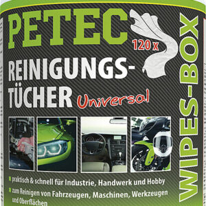 Reinigungstücher Petec Wipes-Box Inhalt 120 Tücher