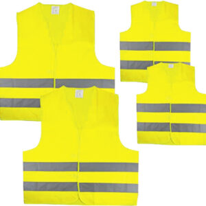 Warnwesten Set CarComfort Family Farbe gelb