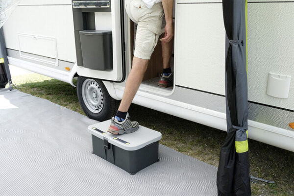 Boxstep BRUNNER Caravantrittstufe mit Stauraum Farbe grau – Bild 4