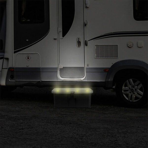 Boxstep BRUNNER Caravantrittstufe mit Stauraum Farbe grau – Bild 8