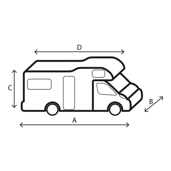 Schutzhülle BRUNNER Camper Cover 12M 700 - 750 cm – Bild 5
