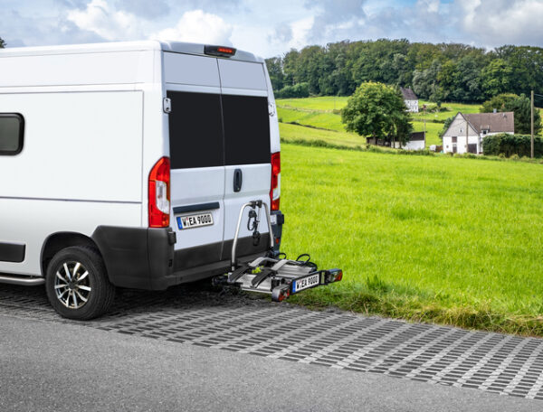 Fahrradträger EUFAB Flügeltür- kupplungsträger SD260 Traglast 60 kg, 2 Fahrräder – Bild 15