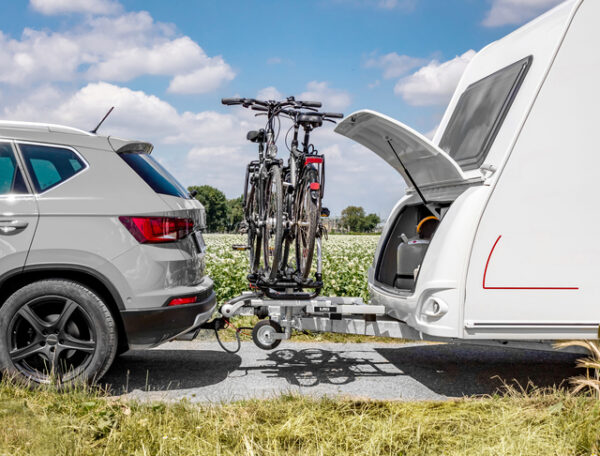 Deichselfahrradträger LAS BC260 Farbe silber – Bild 6