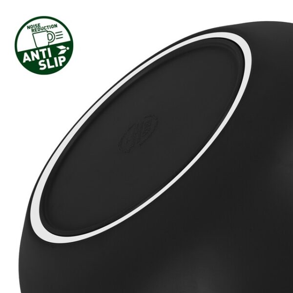 Salatschüssel BRUNNER Greenkick mit Bambusdeckel Durchm. 25 cm Farbe anthrazit – Bild 4