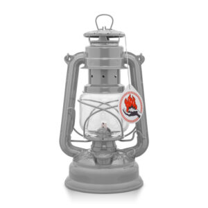 Laterne Feuerhand Baby Special Farbe nordic grey