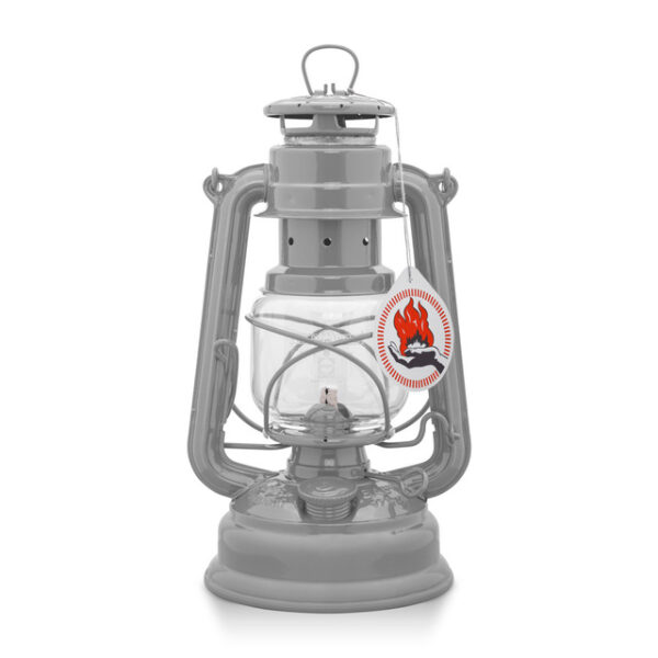 Laterne Feuerhand Baby Special Farbe nordic grey