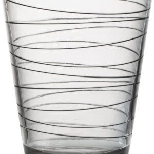 Trinkglas BRUNNER Onda 300 ml, Farbe schwarz / grau