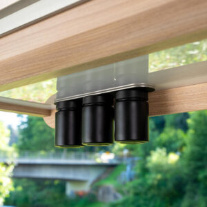 Feinkost-Magnetgläser silwy ALL BLACK 192 ml 3er-Set mit Magnetleiste Farbe schwarz