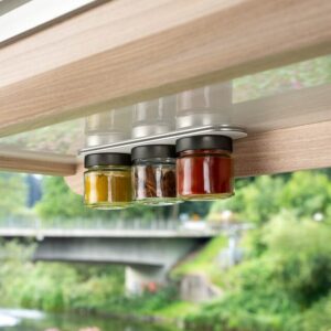 Feinkost-Magnetgläser silwy WHITE & CLASSY, 125 ml 3er Set