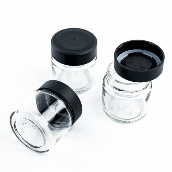 Feinkost-Magnetgläser silwy WHITE & CLASSY, 125 ml 3er Set – Bild 2