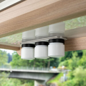 Feinkost-Magnetgläser silwy ALL WHITE, 125 ml, 3er Set