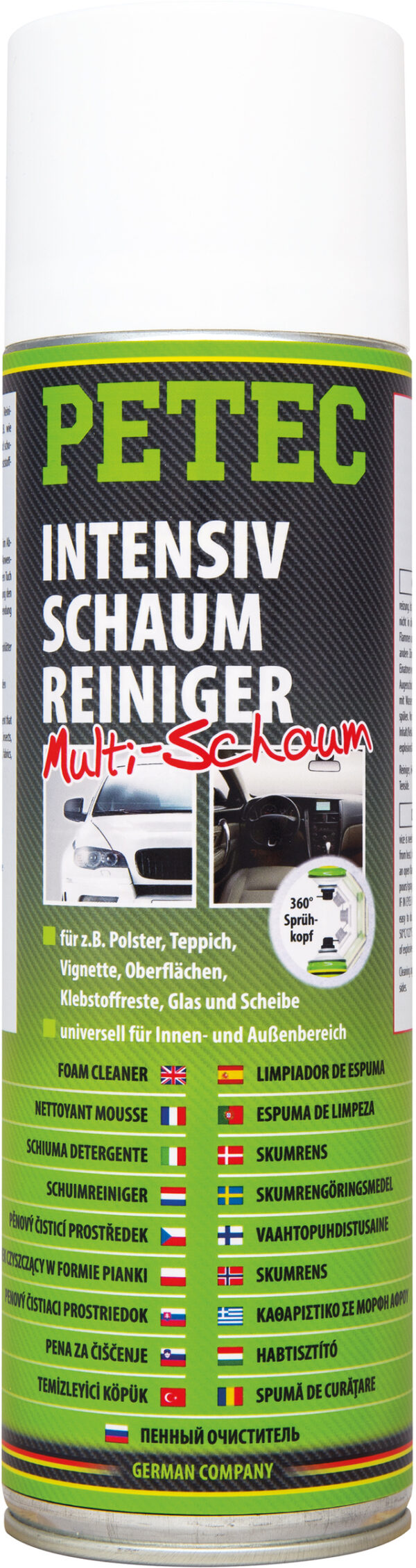 Intensivschaumreiniger Petec Inhalt 500 ml