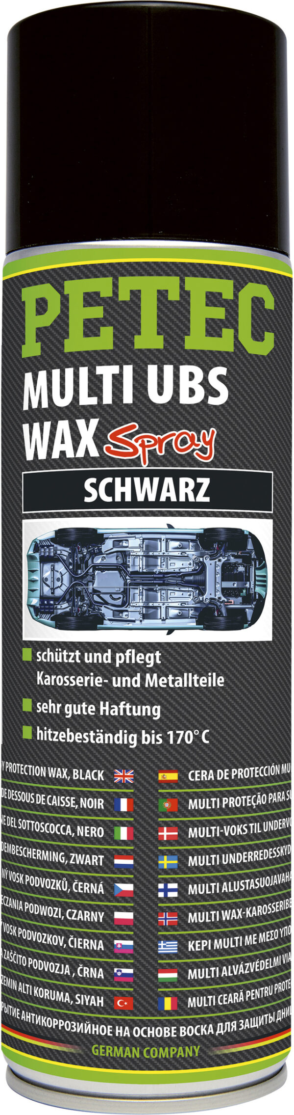 Multi UBS-Wachs Petec Farbe schwarz, Inhalt 500 ml