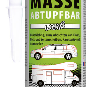 Scheiben- & Karosseriedicht- masse Petec Kartusche, Farbe weiß, Inhalt 310 ml