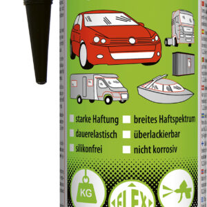 Karosserie Klebe- & Dicht- Masse Petec K & D, Farbe schwarz, Inhalt 310 ml