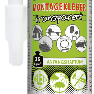 Montagekleber Petec Kleben & Dichten, Farbe transparent, Inhalt 290 ml